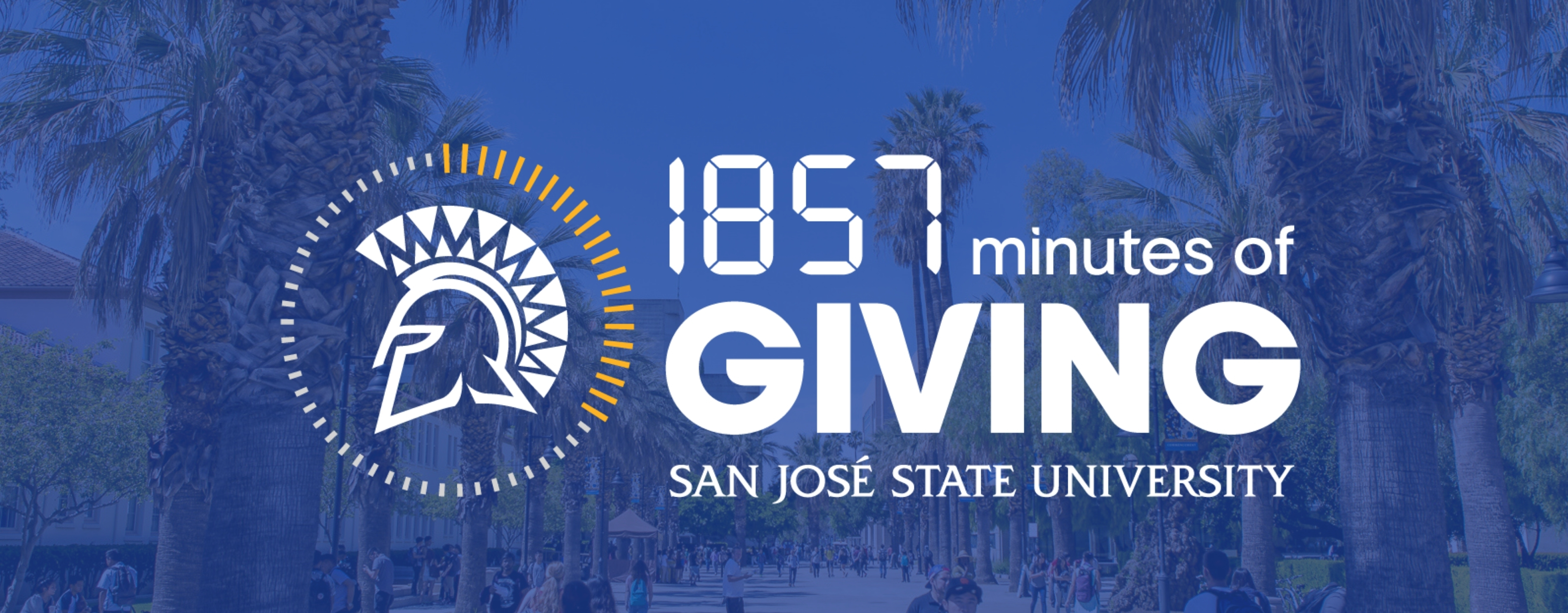 1857 mins of giving
