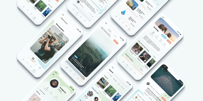 Mobile Application Mock-Up of an App