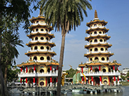 photo of Taiwan's dragon and tiger_pagodas photo of Taiwan's dragon and tiger_pagodas