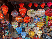 photo of coloful lantenrs sold in vietnam store photo of coloful lanterns sold in vietnam store