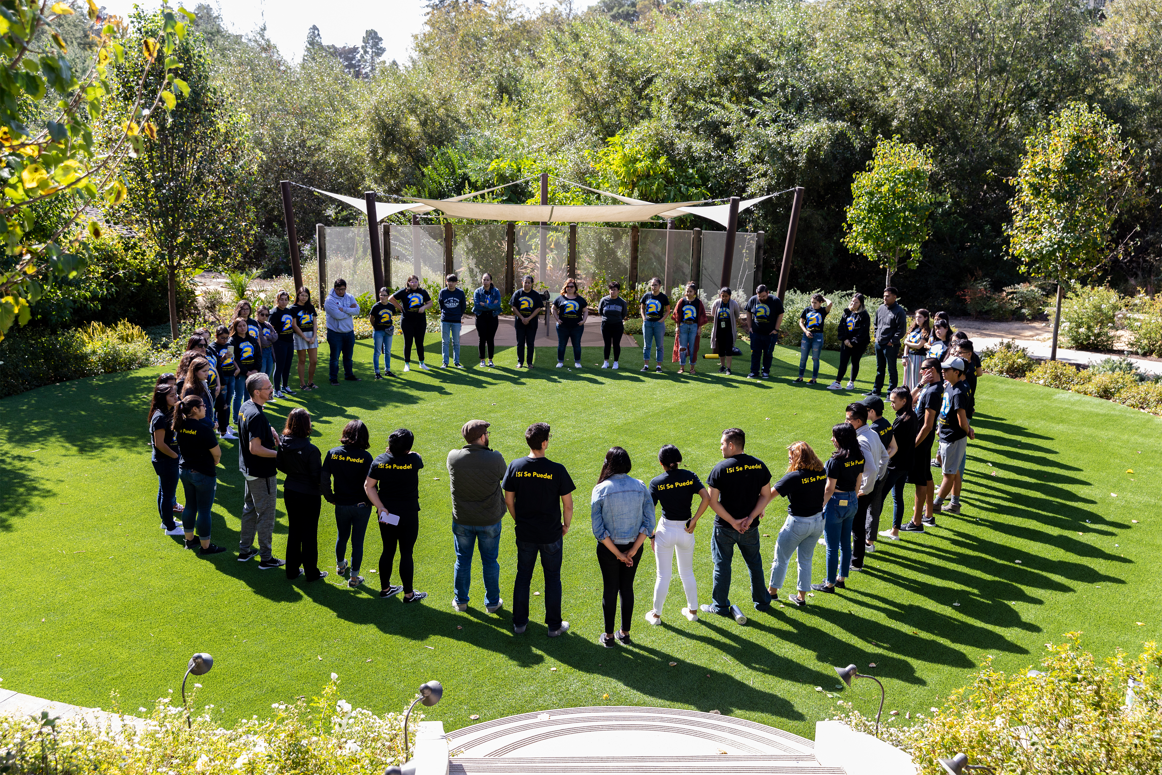 Group gathered in a circle