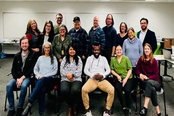 Group photo of students, faculty and staff
